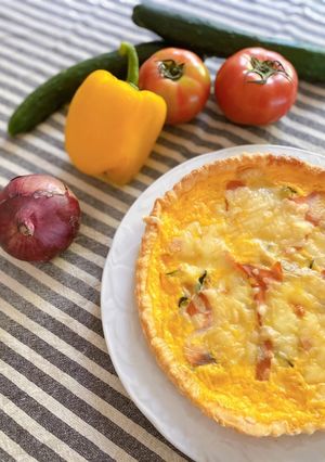 野菜とベーコンのキッシュ-レシピのメイン写真