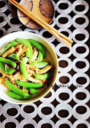 豆腐干とスナップエンドウの炒めもの-レシピのメイン写真