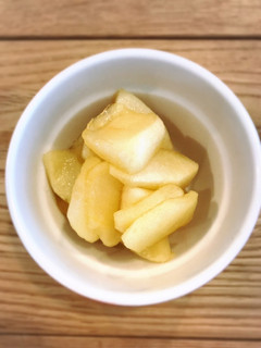 食感を残したりんごのコンポート-レシピのメイン写真
