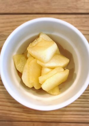 食感を残したりんごのコンポート-レシピのメイン写真