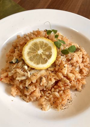 ホットクックでイタリアン塩鯖炊き込みご飯-レシピのメイン写真
