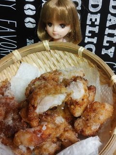リカちゃん♡ポン酢味?とろろ昆布衣唐揚げ-レシピのメイン写真
