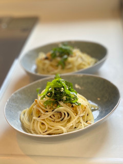 超簡単!お茶漬け海苔でスパゲティ-レシピのメイン写真