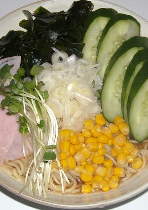 昨日の冷やしラーメン-レシピのメイン写真