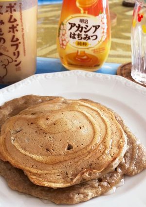 りんご酵母液、ライ麦粉のパンケーキ-レシピのメイン写真