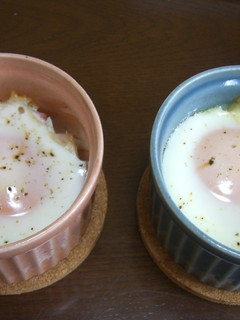 卵とチーズのココット♪-レシピのメイン写真