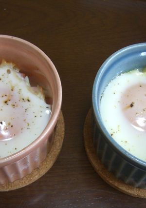 卵とチーズのココット♪-レシピのメイン写真
