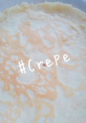 #卵無しクレープ♡材料3つで作れちゃう♪-レシピのメイン写真