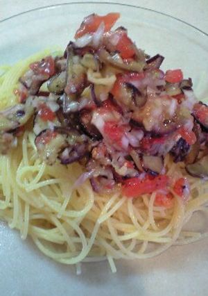 ☆冷製☆　トマトとなすのおいしいパスタ-レシピのメイン写真