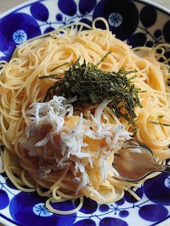 たらこパスタ シラスおろし添え-レシピのメイン写真