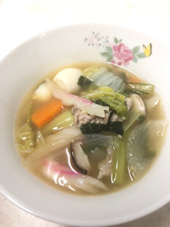 給食メニュー★野菜入り中華あんかけ-レシピのメイン写真