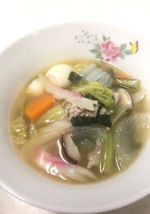 給食メニュー★野菜入り中華あんかけ-レシピのメイン写真