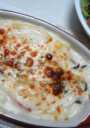 レンジでマカロニグラタン-レシピのメイン写真
