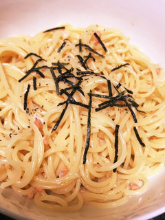 とっても簡単♪鮭フレークマヨパスタ-レシピのメイン写真