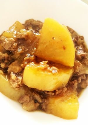 大根と豚ひきにくのトロトロそぼろ煮-レシピのメイン写真