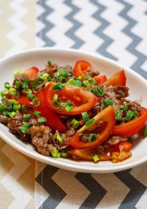 牛肉とトマトの中華炒め-レシピのメイン写真