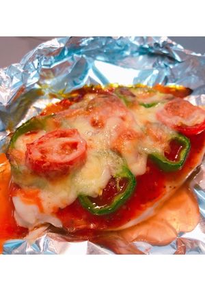 鶏ささみピザ-レシピのメイン写真