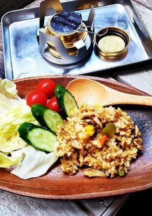 メスティンで炊くカレーピラフ-レシピのメイン写真