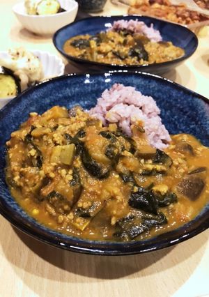 トマトとほうれん草のキーマカレー-レシピのメイン写真
