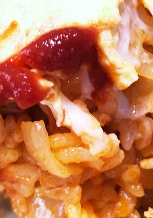 絶品！オムライスのためのケチャップライス-レシピのメイン写真