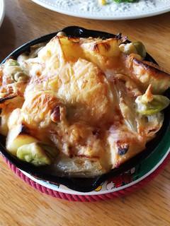 そら豆 玉葱 じゃが芋 チーズ焼き-レシピのメイン写真