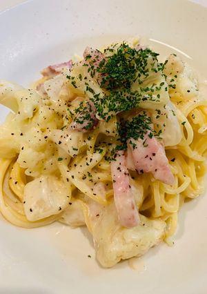 カリフラワー＊クリームパスタ-レシピのメイン写真