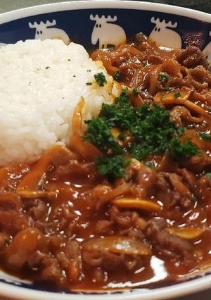 トマトジュースでライト♪ハッシュドビーフ-レシピのメイン写真