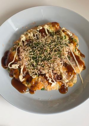 長芋のふわふわお好み焼き-レシピのメイン写真