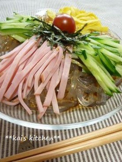 ヘルシー!ところてんで冷やし中華-レシピのメイン写真