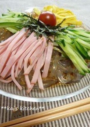 ヘルシー!ところてんで冷やし中華-レシピのメイン写真