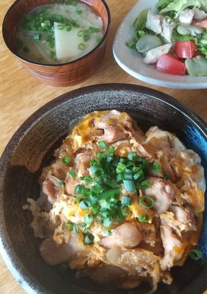 お昼ごはん！親子丼-レシピのメイン写真