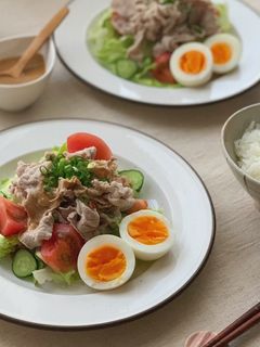 手作りでおいしいゴマだれ◎冷しゃぶサラダ-レシピのメイン写真