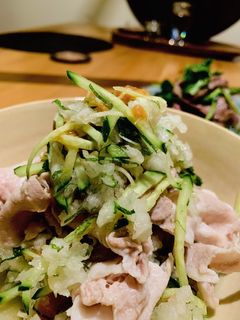 夏にさっぱり梅おろし冷しゃぶ!-レシピのメイン写真