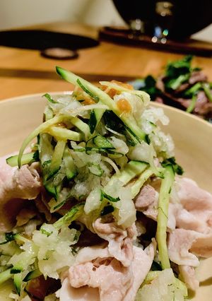 夏にさっぱり梅おろし冷しゃぶ!-レシピのメイン写真