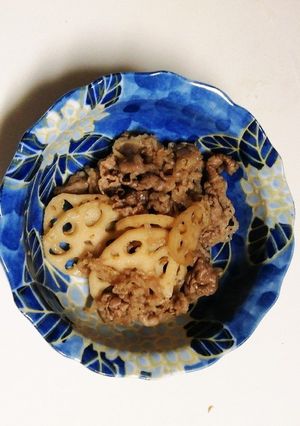 簡単。oレンコンと牛肉のきんぴら-レシピのメイン写真
