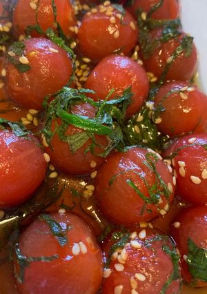 パクパク食べれるトマトのポン酢漬け-レシピのメイン写真