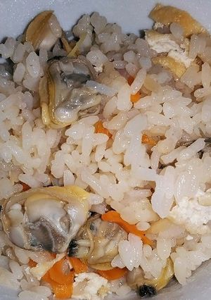アサリご飯(アサリ酒蒸しの煮汁使用)-レシピのメイン写真
