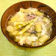 北信地方のシンプルたけのこ汁