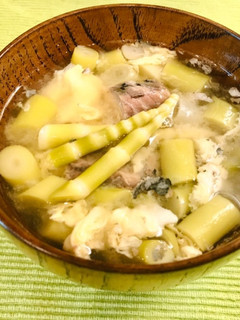 北信地方のシンプルたけのこ汁-レシピのメイン写真