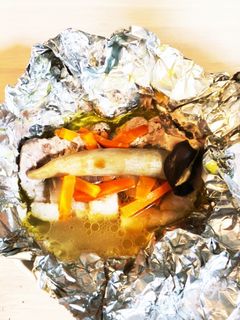 豚肉のホイル蒸し-レシピのメイン写真
