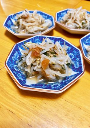 もやしの梅しそ和え-レシピのメイン写真