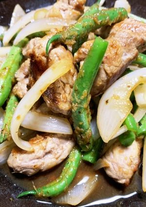 野菜たっぷり☆初夏の豚肉の生姜焼き-レシピのメイン写真