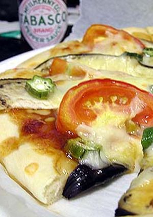 夏野菜のピザ-レシピのメイン写真