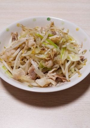 もやしと豚肉炒めたヤツ-レシピのメイン写真