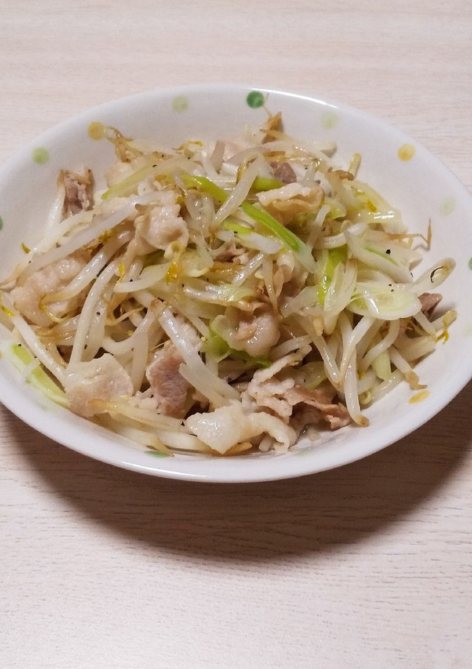 もやしと豚肉炒めたヤツ-レシピのメイン写真