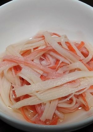 時短★副菜★甘くないカニカマの酢の物-レシピのメイン写真