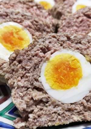 インスタ映え 玉子のミートローフ♪-レシピのメイン写真