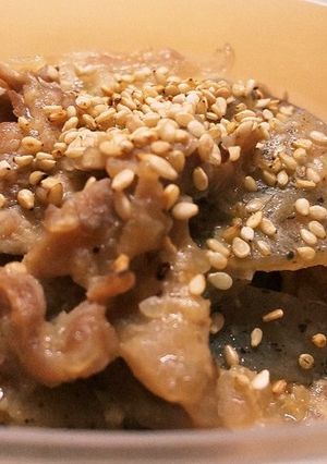 ＊豚肉とこんにゃくの炒め煮＊～どて焼き風-レシピのメイン写真