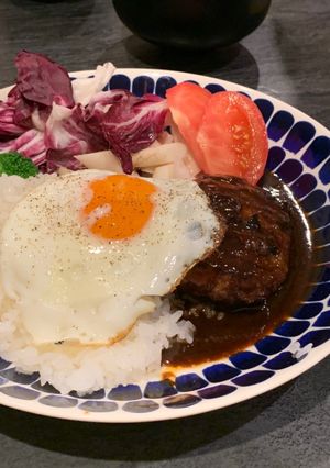 自家製♡デミグラスソースのハンバーグ丼-レシピのメイン写真