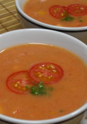 ☆トマトの冷たーいスープ☆-レシピのメイン写真